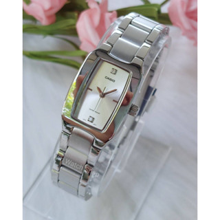 นาฬิกา Casio รุ่น LTP-1165A-7C2 -นาฬิกาผู้หญิงสายแสตนเลสสีเงิน หน้าปัดสีขาว - ของแท้100% ประกันศูนย์ CMG 1 ปี