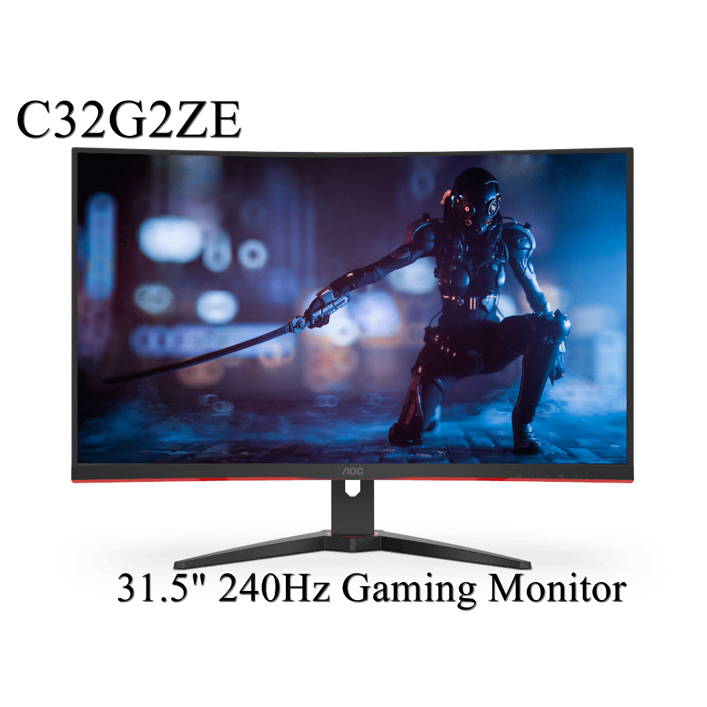 AOC C32G2ZE 31.5" 240Hz Gaming Monitor 240HZ