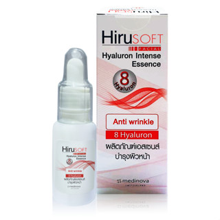 Hiruscar Hirusoft Hyaluron Intense Essence ฮีรูสการ์ เอสเซนส์ บำรุงผิวหน้า ลดเลือนริ้วรอย ซึมซาบเร็ว ขนาด 16 ml 21303