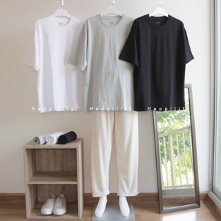 เสื้อยืด oversize มีไซซ์ผู้หญิงผู้ชาย ผ้าcotton100%