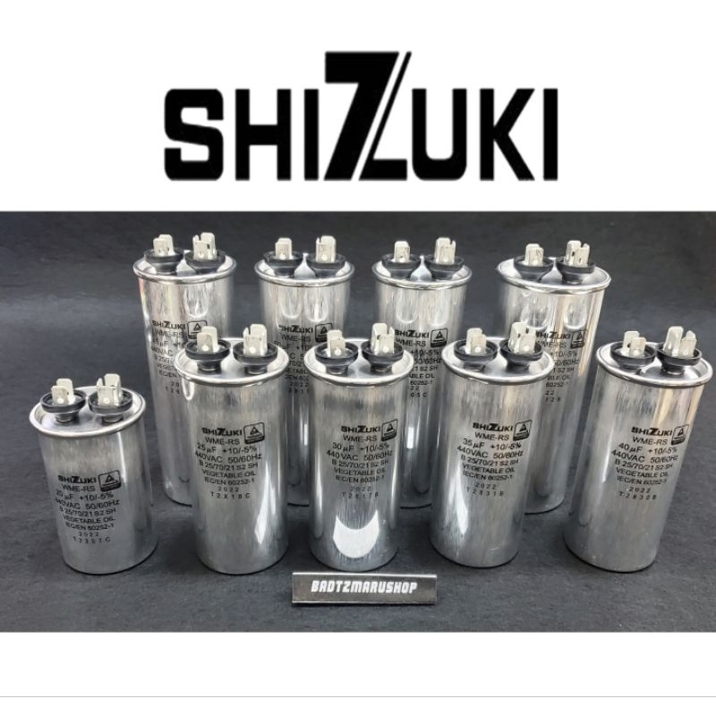 [มีบริการส่งด่วน⚡️] แคปรัน คาปาซิเตอร์ SHIZUKI 20/25/30/35/40/45/50/55/60 μF ของแท้ ล็อตใหม่ล่าสุดปี 2024-2025