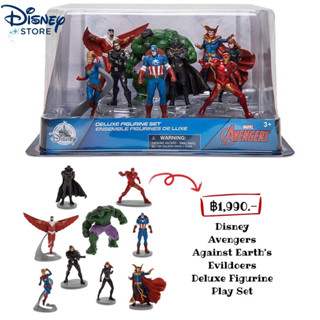 Disney Avengers Against Earths Evildoers Deluxe Figurine Play Set New with Box