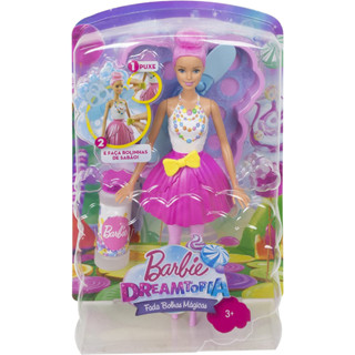 Barbie Dreamtopia Bubbletastic Fairy Doll ตุ๊กตาบาร์บี้ ดรีมโทเปีย นางฟ้า เป่าฟองสบู่ ของแท้