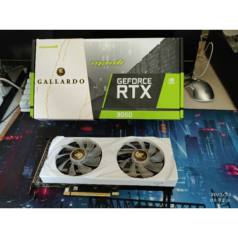 RTX 3050 manli gallado 8 gb มือสอง สภาพสวย