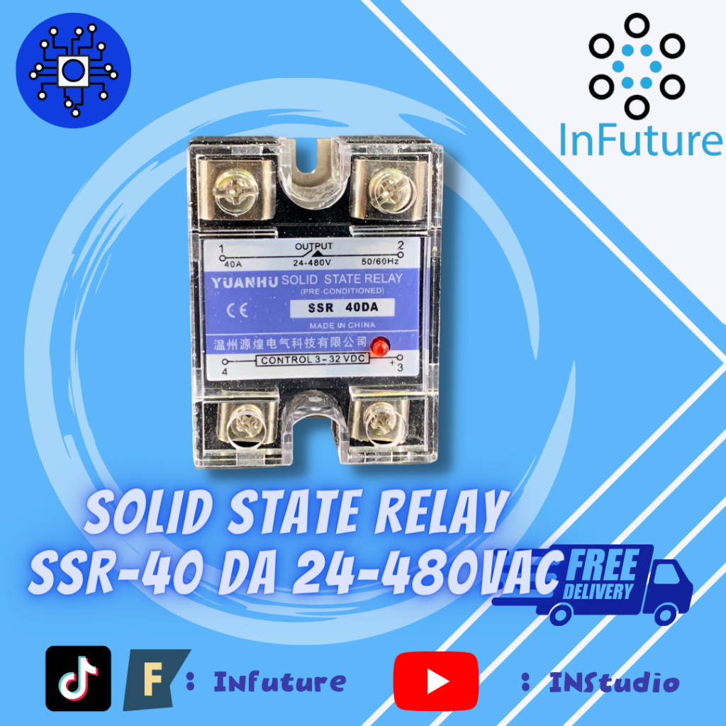 Solid State Relay SSR-40 DA 24-480VAC