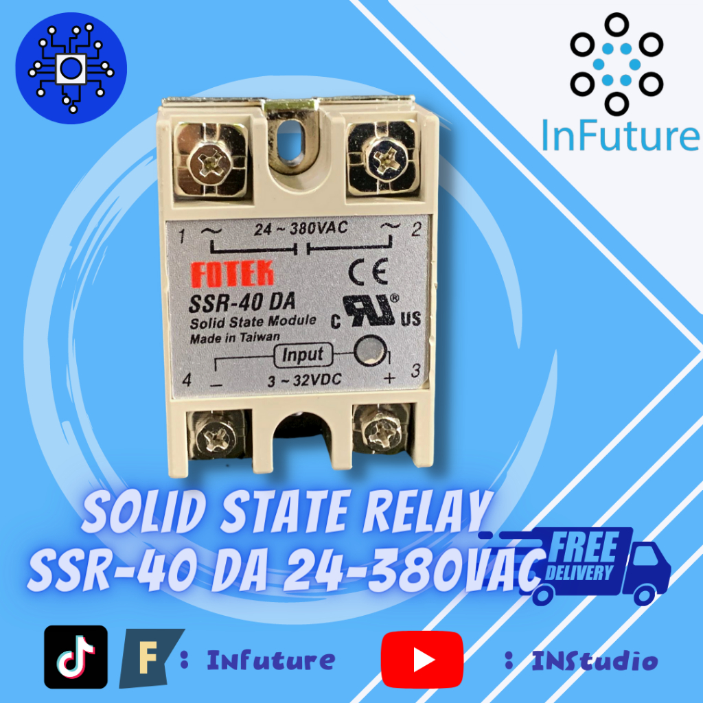 Solid State Relay SSR-40 DA 24-380VAC