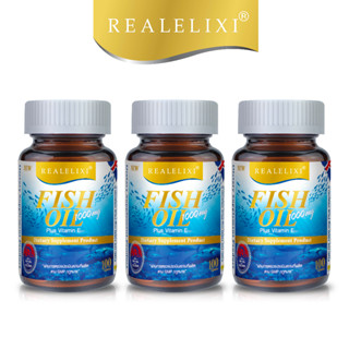 Real Elixir FISH OIL 1,000 mg. (100 เม็ด) **PRO 3 ขวด**