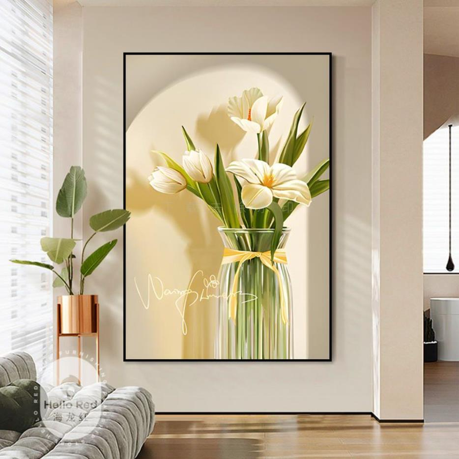 ภาพวาดตกแต่ง รูปภาพติดผนัง ภาพวาดตกแต่งบ้าน พร้อมกรอบ 40*60cm ภาพติดผนัง รูปติดผนัง ภาพแต่งบ้าน ภาพใบไม้ ภาพเเต่งบ้าน