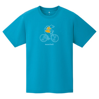 Montbell เสื้อยืด ใส่สบาย ระบายอากาศได้ดี กันแดด แห้งเร็ว รุ่น 1114350 Wickron T Cycling Bear