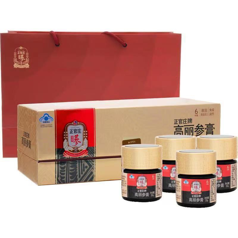 (ส่งฟรี) โสมแดงเกาหลี ชนิดสกัดเข้มข้น KGC Korean Red Ginseng Extract 120g. อาหารเสริม โสม6ปี