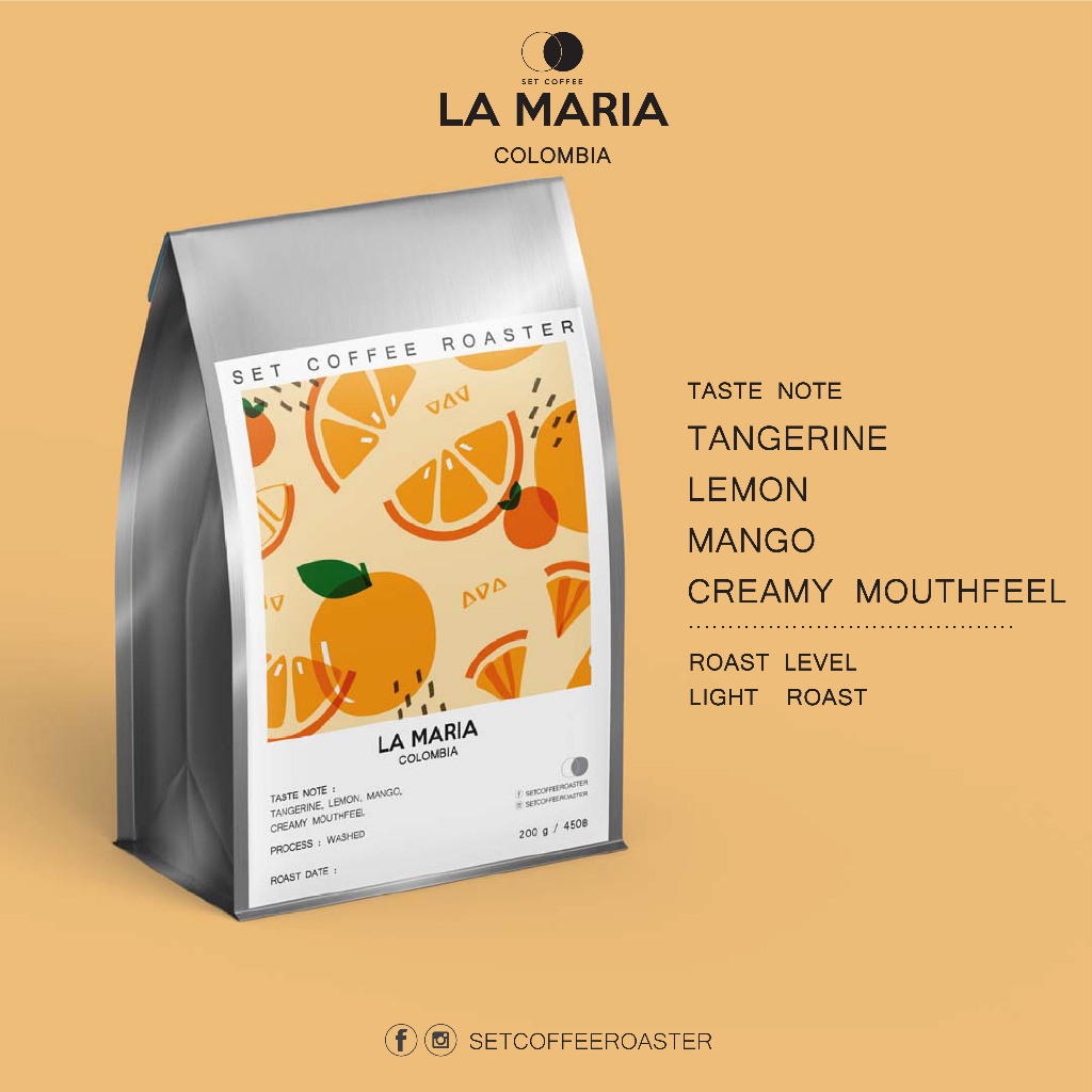 เมล็ดกาแฟ COLOMBIA La Maria Long Ferment