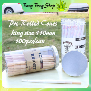 กระดาษโรล rolling paper กระดาษโรลพันสำเร็จ กระดาษมวนธรรมชาติ โรลพร้อมใช้งาน กระดาษ 100มวน/กระป๋อง 110mm