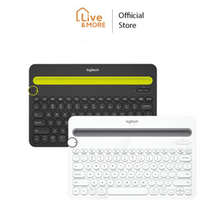 Logitech Multi-Device Bluetooth Keyboard คีย์แคปไทย/อังกฤษ รุ่น K480