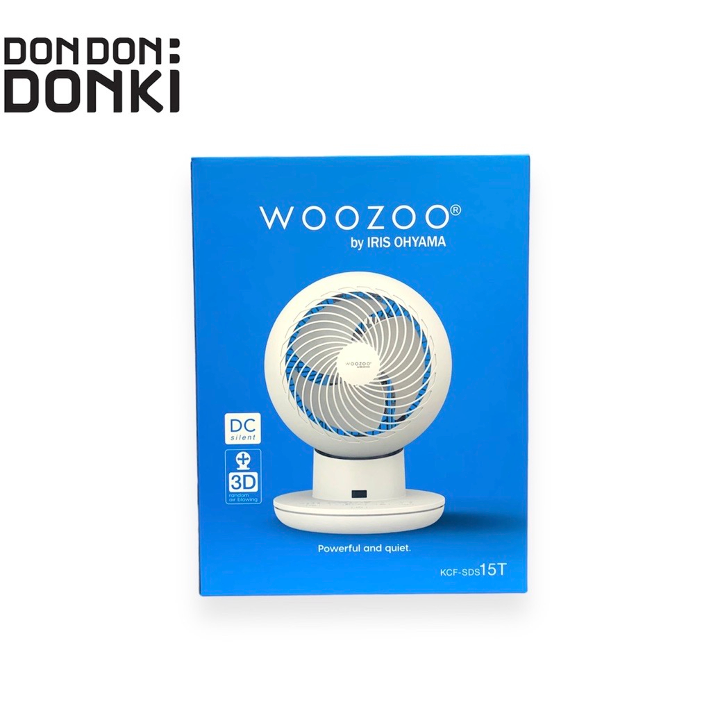 พัดลมตั้งโต๊ะ / WOOZOO IRIS OHYAMA (กล่องสีฟ้า)