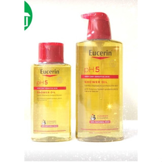 Eucerine ยูเซอรีน Eucerin PH5 Skin Protection Shower Oil 200 ML และ 400 ML ผิวแห้งมาก Sensitive PH5 For Dry S