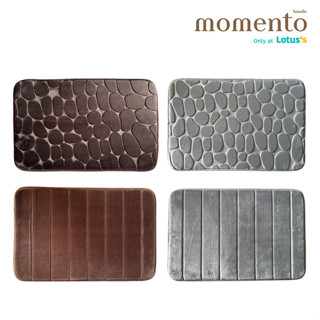 MOMENTO โมเมนโต พรมเช็ดเท้า เมมโมรี่โฟม ขนาด 60X40ซม.