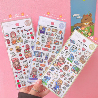 (พร้อมส่ง🌷) Stickers สติ๊กเกอร์ diy ลายการ์ตูน กันน้ำ!