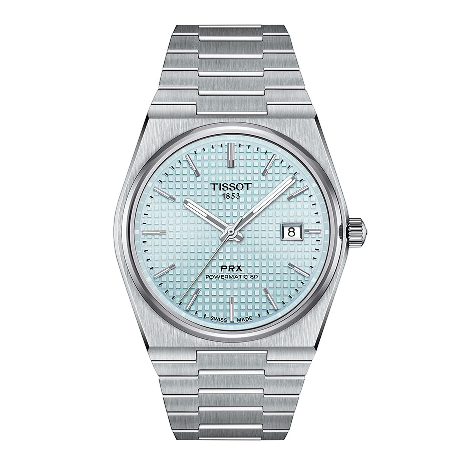 Tissot PRX Powermatic 80 ทิสโซต์ พีอาร์เอ็กซ์ พาวเวอร์เมติก80 สีไอซ์บลู T1374071135100 นาฬิกาผู้ชาย