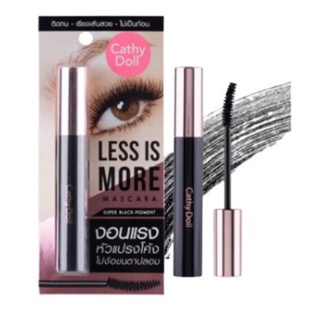 เคที่ดอลล์ เลสอิสมอร์ มาสคาร่า ไม่แพนด้า ไม่หนักตา หนา ยาว งอน ขนาด 8g Cathy Doll Less is More Mascara