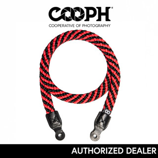 COOPH BRAID CAMERA STRAP - BLACK/RED [C110036002] 100cm.