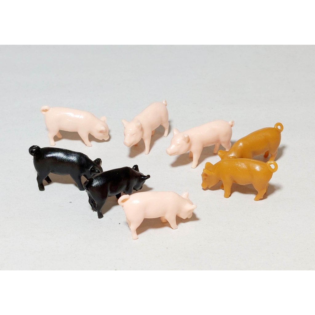 Tomica Pig for the Truck : หมูสำหรับรถบรรทุกโทมิก้าขนาดเล็ก : 4 แบบ ใหม่-แบ่งขาย จำนวน 1 แพ็ค มี 2 ตัว พร้อมจัดส่ง