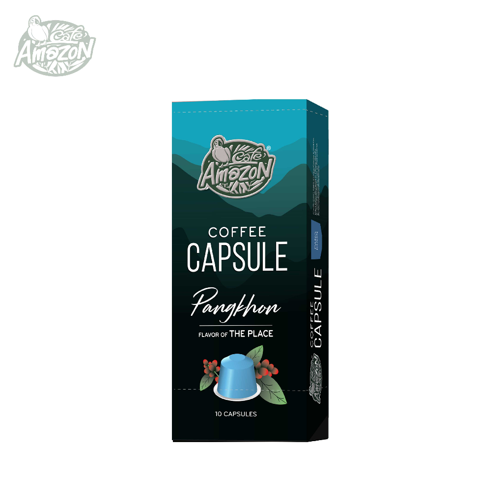 Café Amazon กาแฟแคปซูล คาเฟ่ อเมซอน ปางขอน 1 กล่อง (10แคปซูล/กล่อง)
