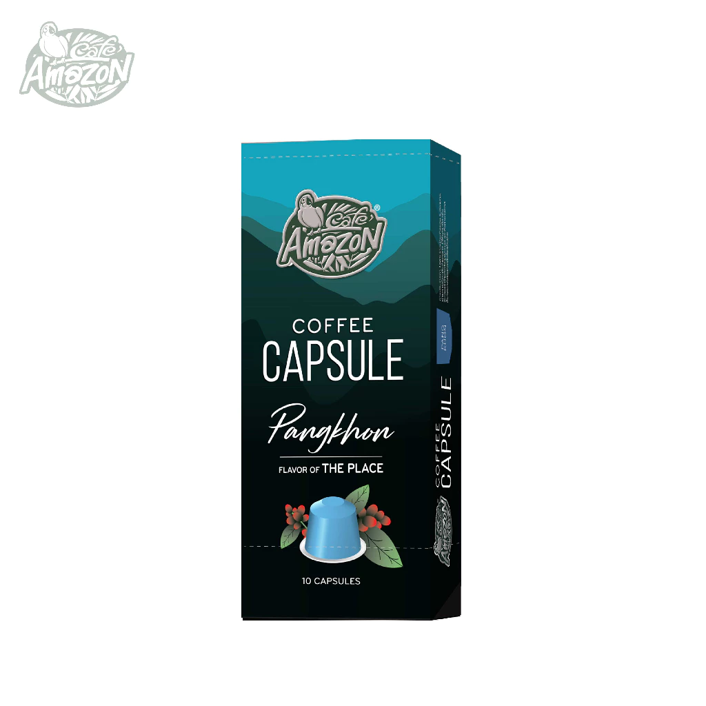 Café Amazon คาเฟ่ อเมซอน กาแฟแคปซูล ปางขอน 1 กล่อง บรรจุ 10 แคปซูล