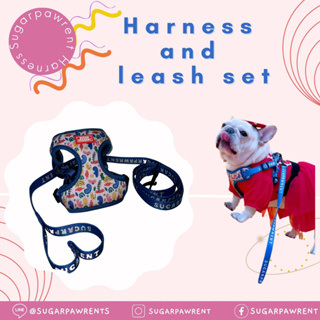 Sugarpawren Harness สัตว์เลี้ยงสีสันสดใส