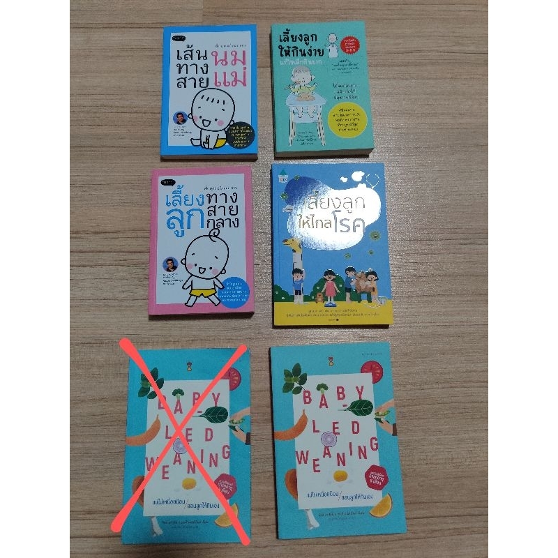 [ส่งต่อ เหมือนใหม่] หนังสือ หมอวิน 4 เล่ม + BLW เล่มใหม่