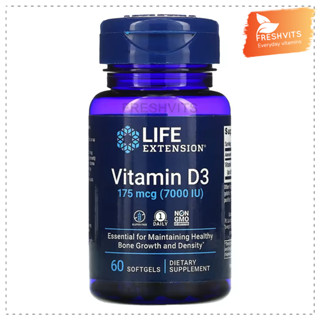 Life Extension,Vitamin D3 7,000 IU, 60 Softgels