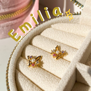 Thelucy Emilia stud earrings ต่างหูผีเสื้อ