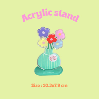 **ทักแชทขอโค้ด** 🌷💖⭐️ Flower Acrylic Stand ป้ายอะคริลิคตกแต่ง 🌷💖⭐️ (ACS_002)