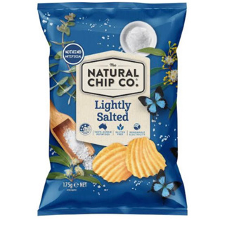 Batural chip co Lighty salted 175g. ขนมนำเข้าจากออสเตรเลีย🇦🇺