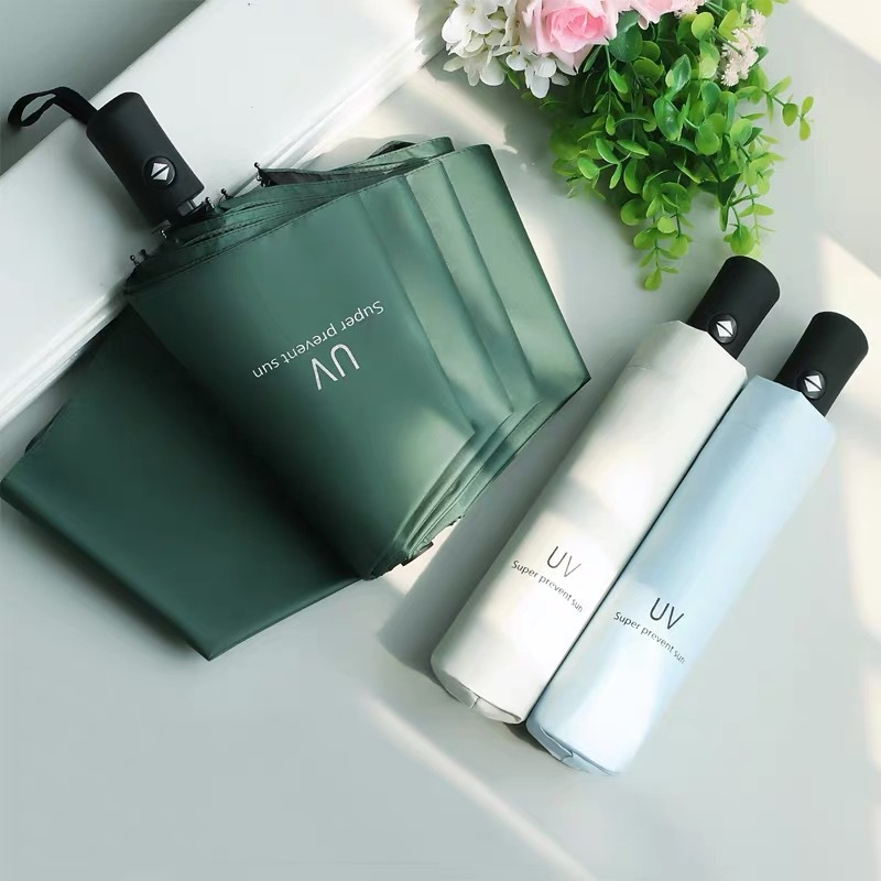 ShopAt.Two[UM-6153] ร่มอัตโนมัติ กดปุ่มเดียว ทั้งกางร่มหรือหุบร่มได้ กันUV