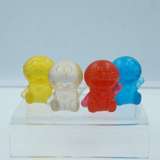 x4  Doraemon Clear Figure Bandai Japan ของสะสม