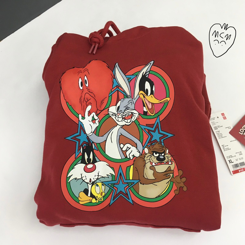 เสื้อกันหนาว looney tunes - uniqlo