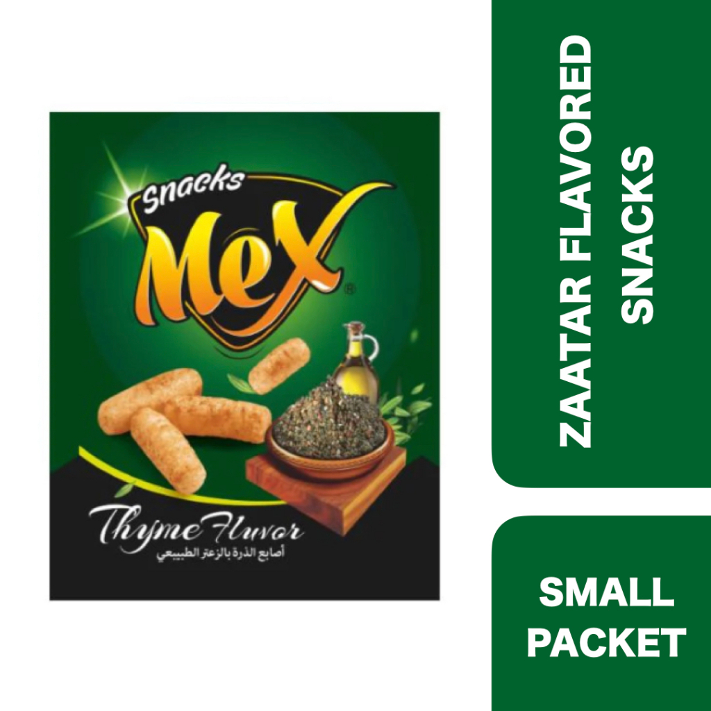 Mex Thyme Flavoured Snacks ++ เม็กซ์ ขนมข้าวโพดอบรสใบไทม์