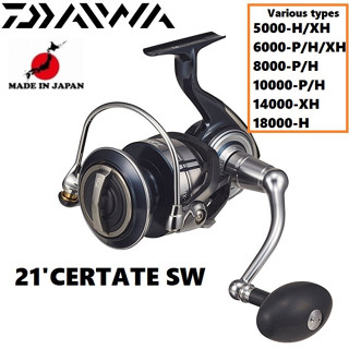 Daiwa 21 Certate SW หลากหลาย 5000/6000/8000/10000/14000/18000/-H/-XH/-P ปั่นน้ำเค็มเกมใหญ่【ส่งตรงจากญี่ปุ่น】【ผลิตในญี่ปุ่น】( STELLA STRADIC TWIN POWER SW NASCI SALTIGA CERTATE CALDIA LUVIAS รอกตกปลานอกชายฝั่ง Shore shimano Jigging Casting Reel