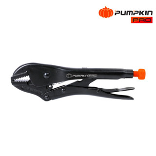 PUMPKIN คีมล็อคปากตรง เคลือบดำ ขนาด 10 นิ้ว PRO-OR10RB ล๊อตไต้หวัน คีมล๊อก คีมปากตรง
