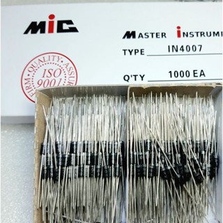 1N4007 (ราคา10ตัว) ไดโอด 1A 1000V Rectifiers Diode