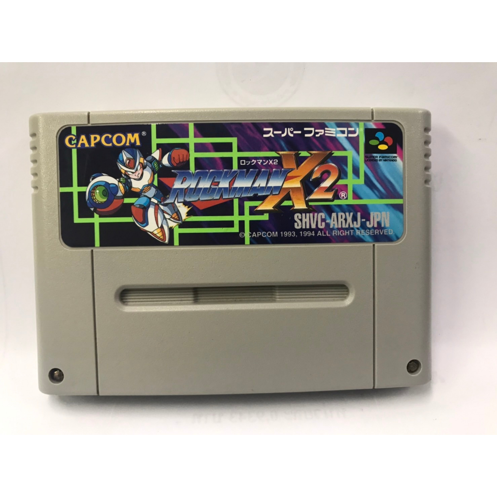 ตลับแท้ SFC Rockman X 2 (Japan) สินค้ามือสองนำเข้าจากญี่ปุ่น