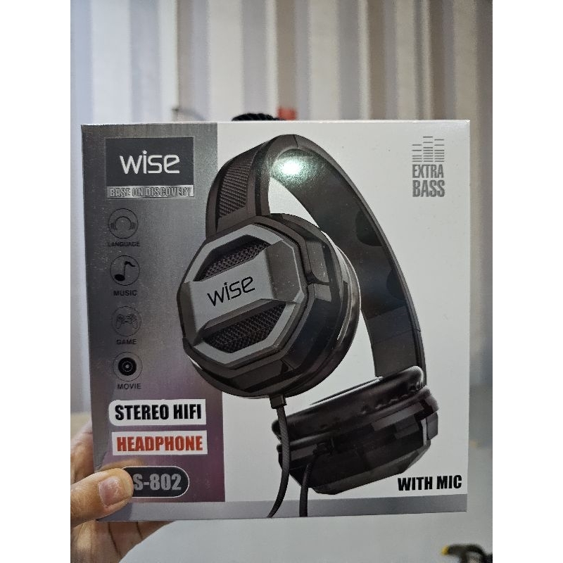 หูฟัง Wise มีไมค์ Stereo Hifi Headband รุ่น LS-802