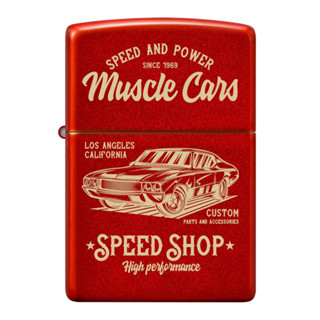 Zippo ไฟแช็กรุ่น 48523  Muscle Car Design  ของแท้ รับประกันตลอดชีวิต นำเข้าและจำหน่ายโดยตัวแทนจำหน่าย