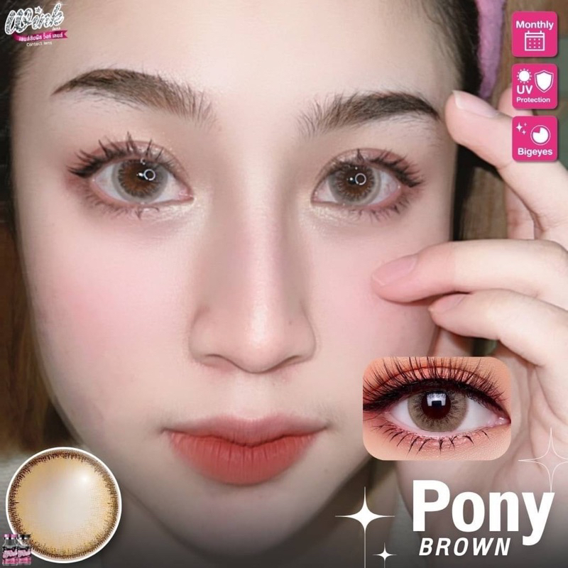 Wink คอนแทคเลนส์ PONY#Brown
