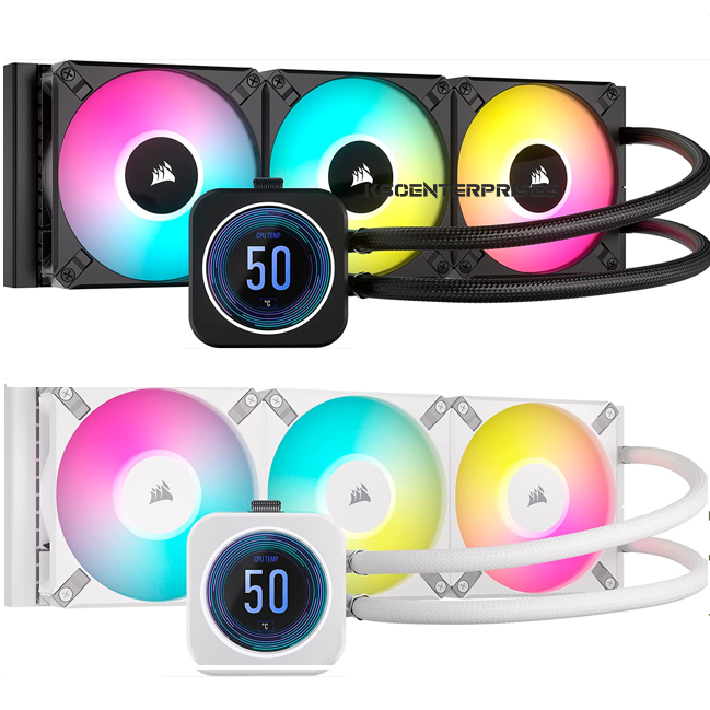 Corsair iCUE H150i H170i ELITE XT LCD CPU Display 360mm Radiator LGA 1700 Ready
