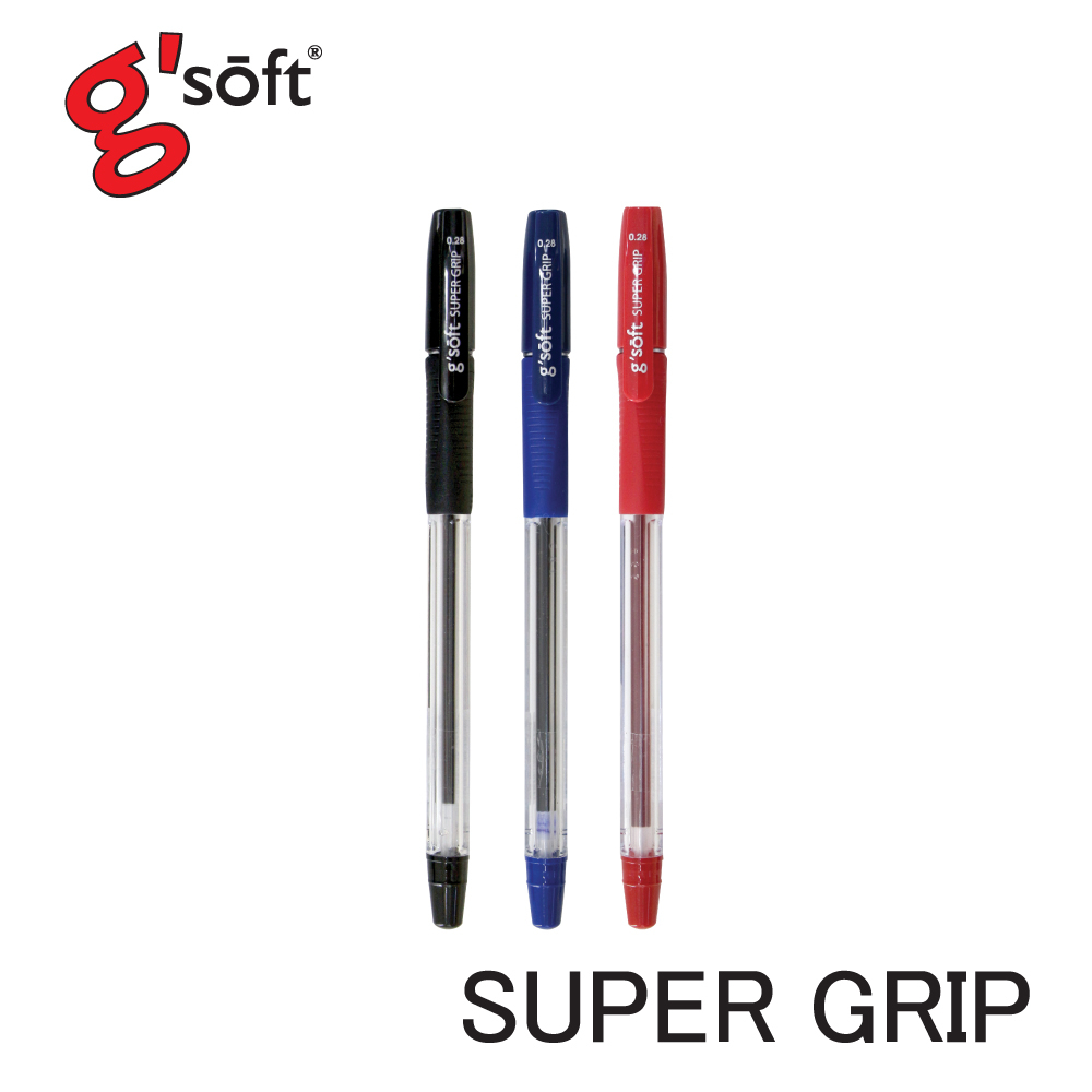 g'soft (จีซอฟท์) ปากกาลูกลื่นเจล 0.28 g'soft ราคาต่อด้าม รหัส SUPER028