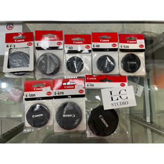 ฝาปิดหน้าเลนส์ Canon แท้ 100% Canon Lens Cap for Canon 52mm - 67mm Genuine ( ของเเท้ )