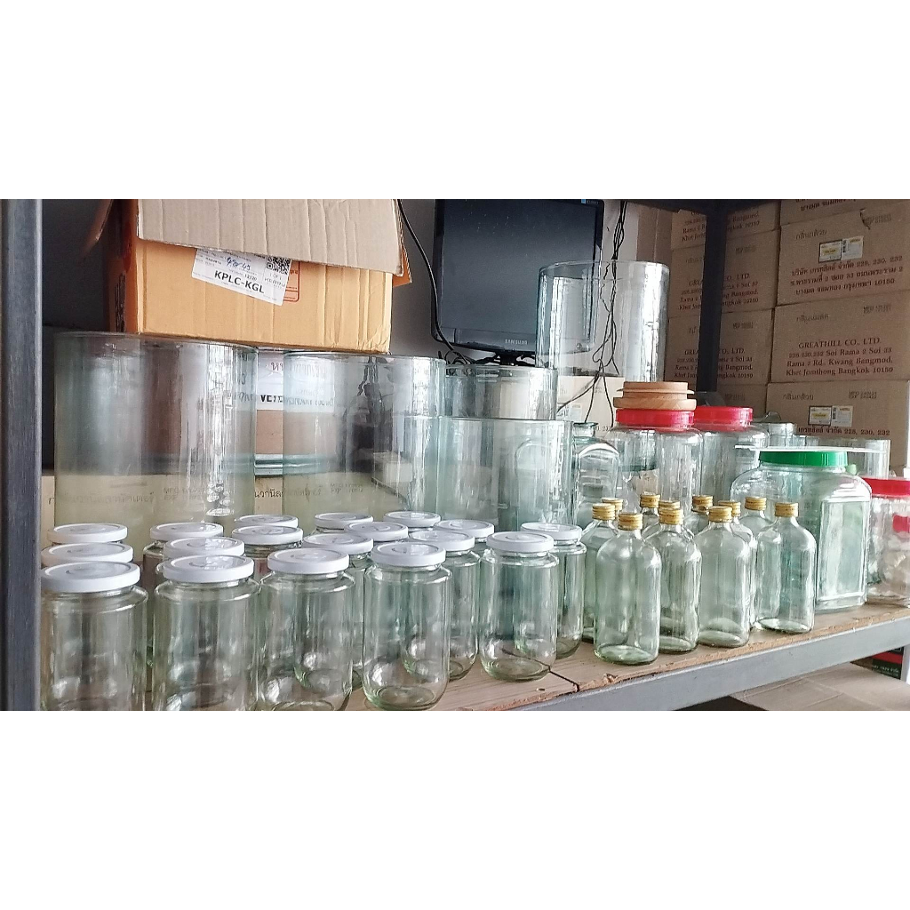 โหลแก้ว  (แตกเคลมได้) ขนาด 8, 9, 10 นิ้ว โหลใส่น้ำลำใย กระเจี๊ยบ น้ำหวาน  โหลใส่อาหาร  เครื่องดื่ม - รูปที่ 3