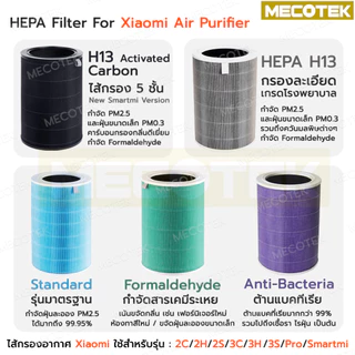 RFID ไส้กรองอากาศ สำหรับ เครื่องฟอกรุ่น Xiaomi 4 / 4 Lite / 4 Pro และ 2S/2H/Pro/3H Xiaomi Filter ไส้กรอง 4compact