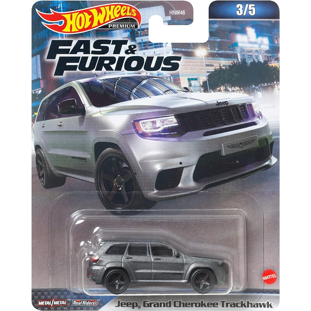 Hot Wheels Premium Fast & Furious Jeep Grand Cherokee Trackhawk HNW48